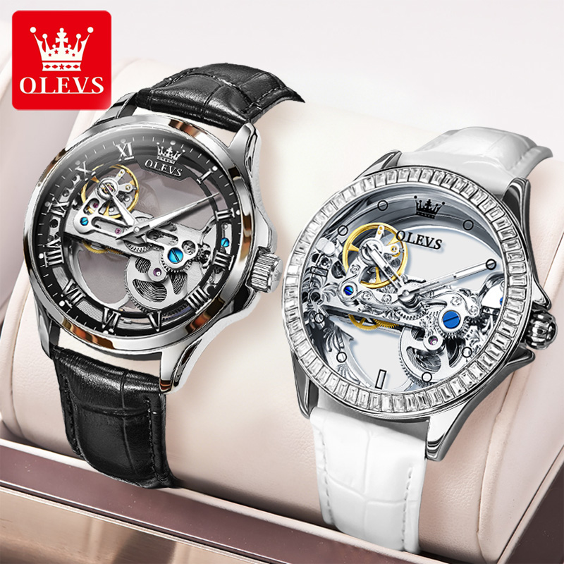 Luxury Watch Uk - OLEVS Coppia Orologi Orologi meccanici automatici