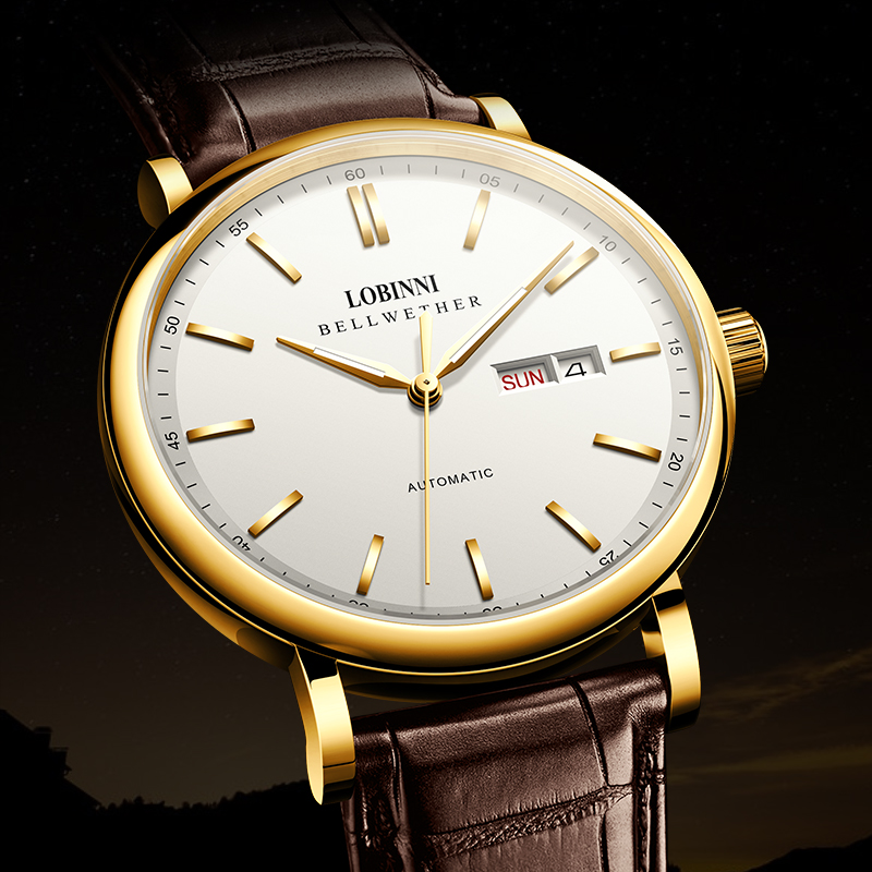 Luxury Watch Japan Brand - Svizzera LOBINNI Giappone MIYOTA Orologio meccanico