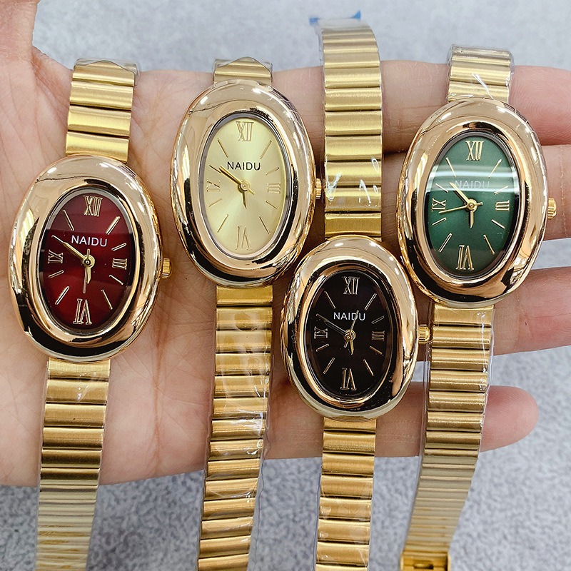 Luxury Watch Index - Orologio da donna al quarzo ovale