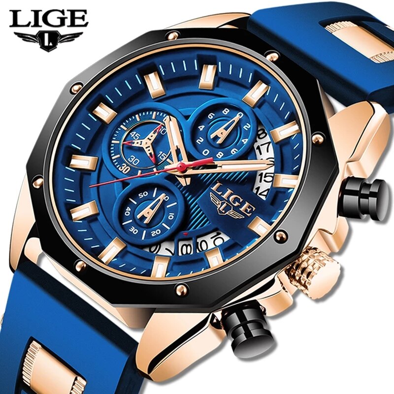 LIGE Moda Uomo Orologi Top Bra - Luxury Watch Affordable recensione e prezzo