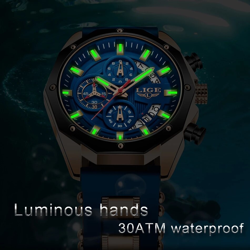 LIGE Moda Uomo Orologi Top Bra - Luxury Watch Affordable recensione e prezzo
