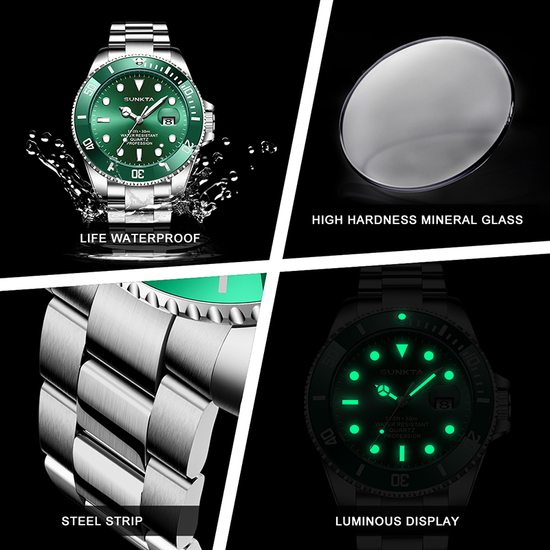 Orologi da uomo SUNKTA, orolog - Luxury Watch Affordable recensione e prezzo