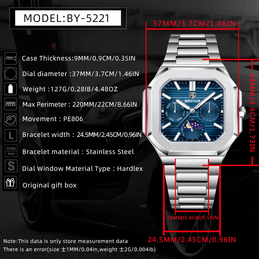 BENYAR Nuovo orologio da uomo  - Luxury Watch Brands recensione e prezzo