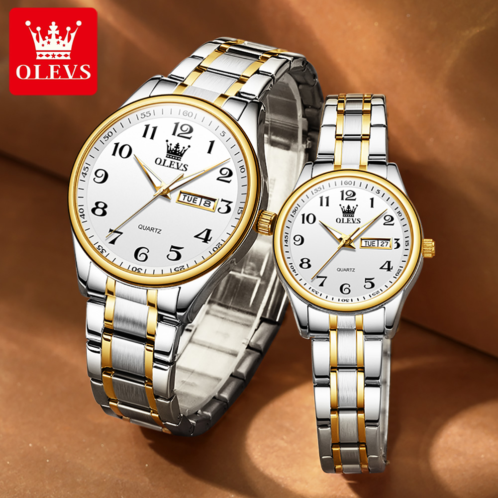 OLEVS Nuovo orologio da coppia - Luxury Watch Uk recensione e prezzo