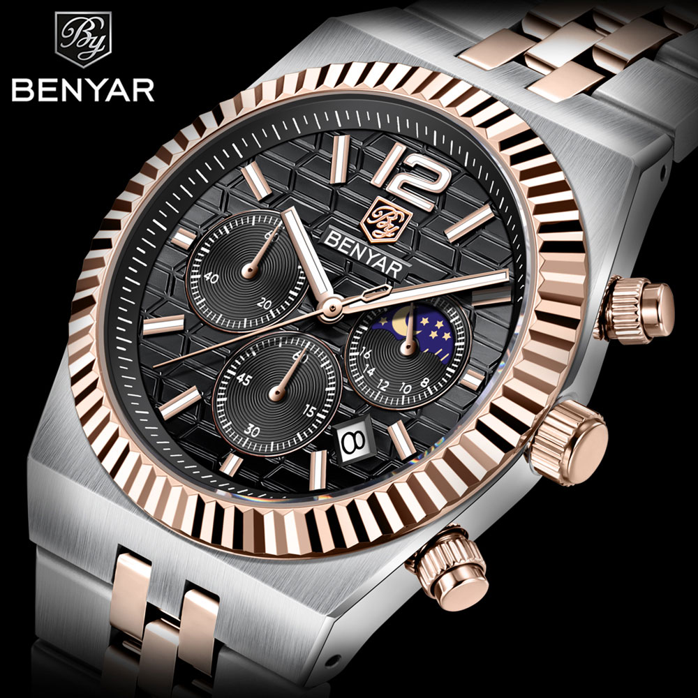 BENYAR Cronografo 40mm Orologi - Luxury Watch Brands recensione e prezzo