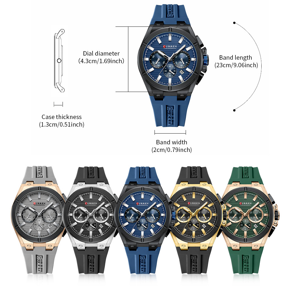 CURREN Orologio cronografo da  - Luxury Watch Apple recensione e prezzo